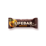 InChoco pomerančová Lifebar RAW BIO