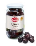 Olivy černé s peckou Nyons 500g RAW BIO