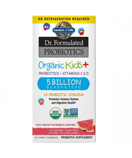 Organická probiotika - pro děti - 5 miliard CFU s příchutí organický vodní melou