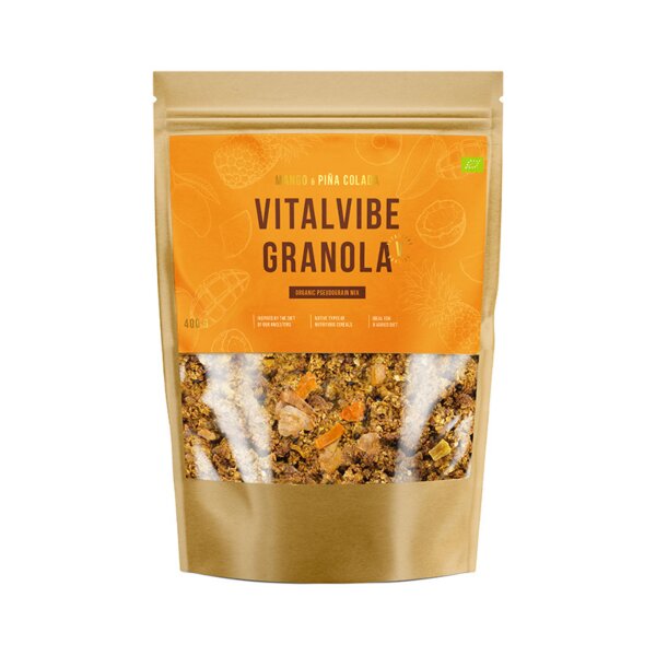 Granola Mango & Piňacolada BIO, 400g