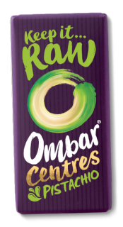 Ombar Centres s náplní - pistácie RAW BIO