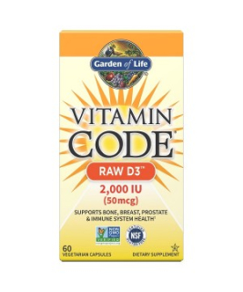 RAW Vitamin D3-2000 Iu -60 kapslí