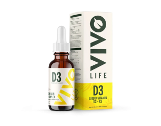 VIVO LIFE Vitamin D3+K2 KOMPLEX - VEGANSKÉ KAPKY (50 ml)