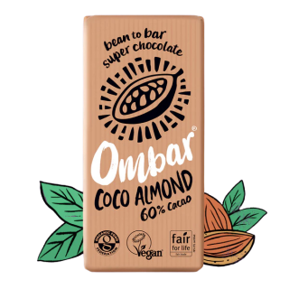 Ombar čokoláda mandle kokos 70g